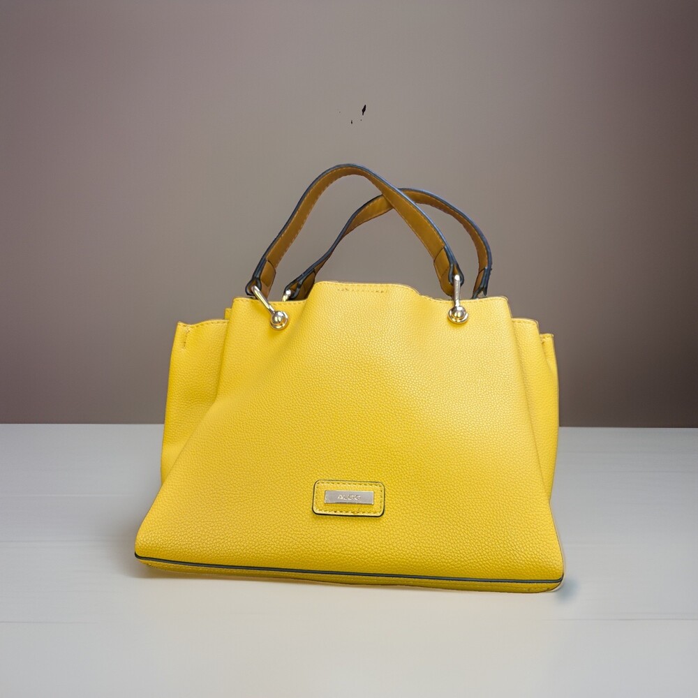 Aldo Umania Crossbody Satchel Handbag Boho Yellow